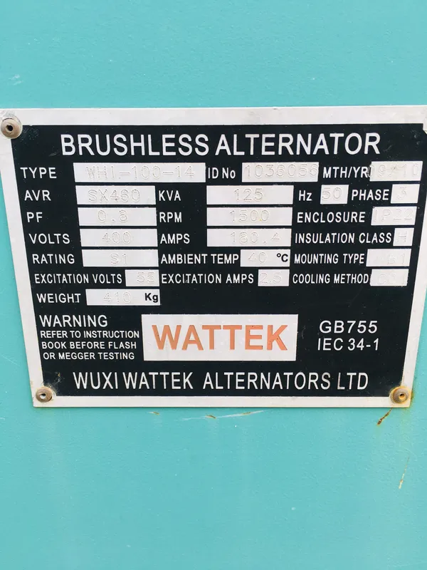 Used Cummins 150 kVA Diesel Generator - photograph 06