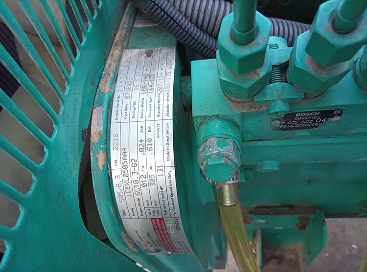 Used Cummins 150 kVA Diesel Generator - photograph 01