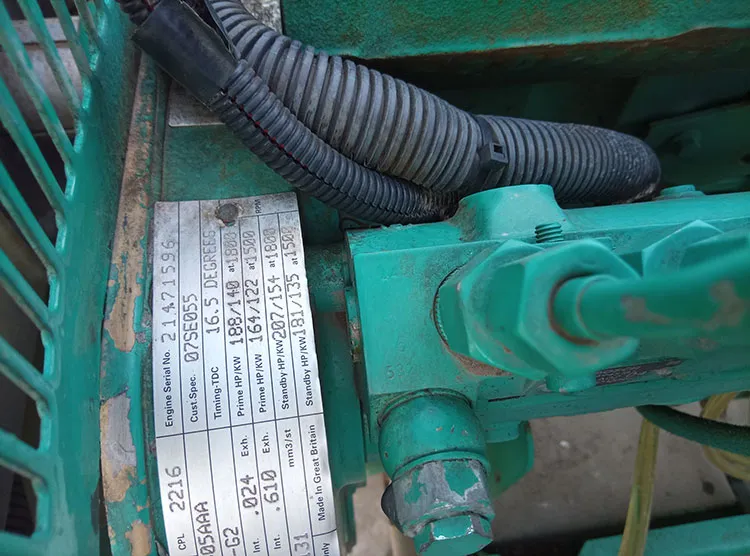 Used Cummins 150 kVA Diesel Generator - photograph 08