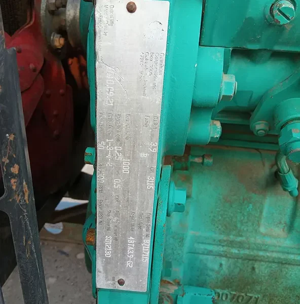 Used Cummins 62.5 kVA Diesel Generator - photograph 01